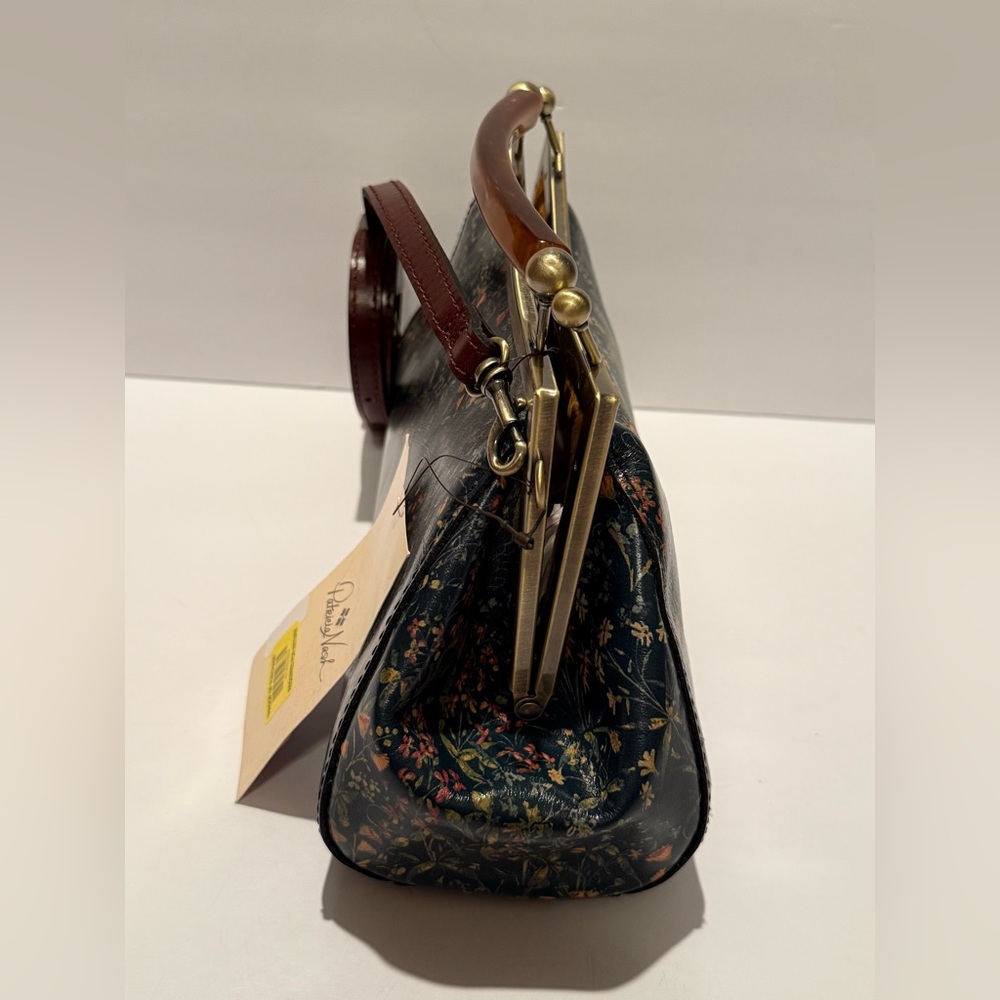 Patricia Nash Tuscan Field Collection Floral Patterned Crossbody W/Gold Accents - Picture 11 of 17